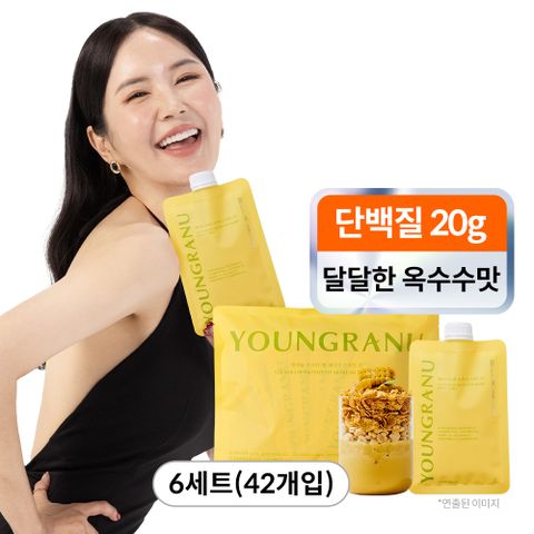 [장영란 PICK] 영라뉴 프로틴 핏 쉐이크 옥수수 6박스