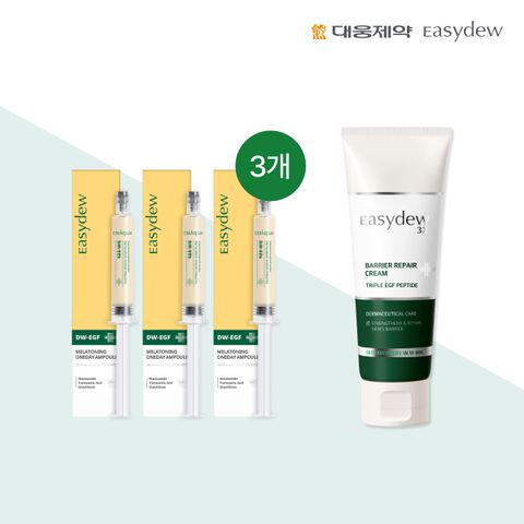 [국민카드5%할인][모바일] 이지듀 대웅제약 크림 다이브좀 50ml   3개 +베리어 리페어 미스트 60ml  1개 