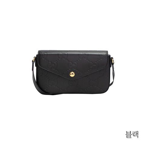 구찌 GG 레더 크로스백(772794)