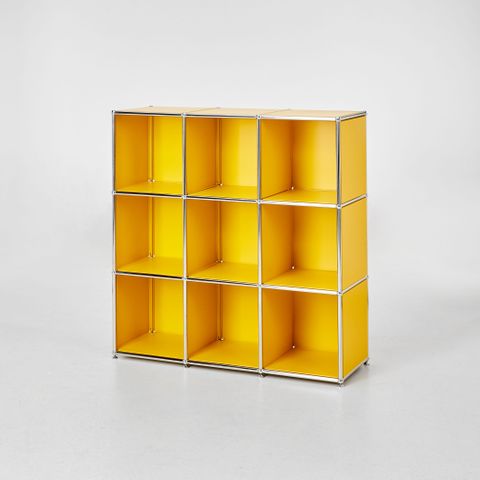 앳센셜 팔레트 메탈 3x3책장