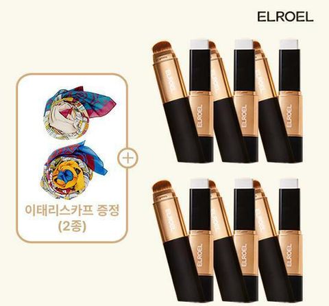 [삼성카드5%할인][매니아] 엘로엘 블랑스틱 블랙라벨 완벽더블 패키지 (스틱6개 +스카프 2개)