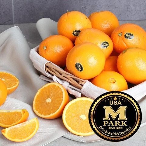 Mpark 블랙라벨 당도선별 오렌지 10kg (과당 145~160g 내외, 64~70과 내외)
