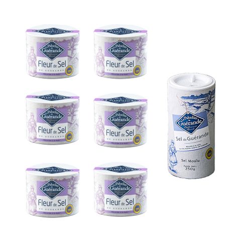 (깡주은pick)플뢰르드셀 6개+가는토판천일염 250g 1개
