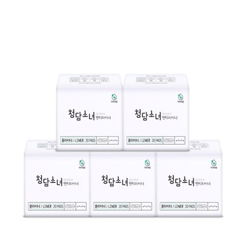 오리지널 대나무탑시트 팬티라이너 롱 20매x5팩