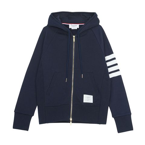 톰브라운 남녀공용 후드 집업