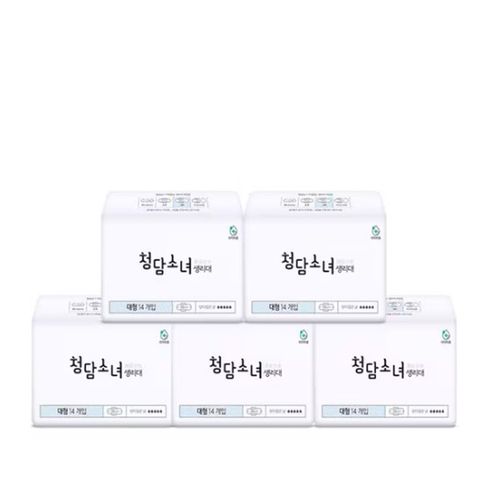 오리지널 대나무탑시트 생리대 대형14p x 5팩
