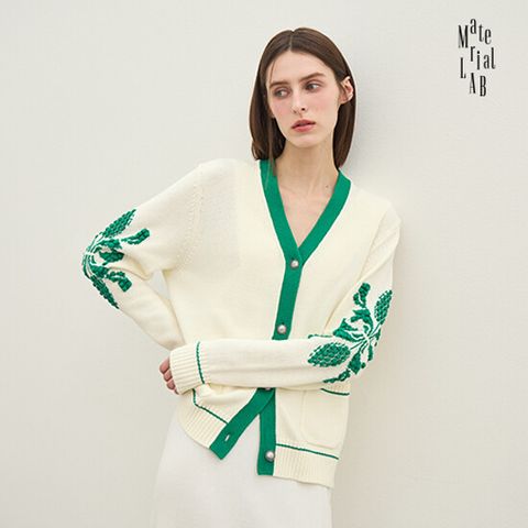 [런칭가 129000원] 머티리얼랩 25SS 3D 버블 코튼 100 가디건