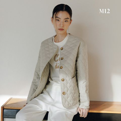 [온플] M12 25SS 여성 퀼팅 패딩 점퍼