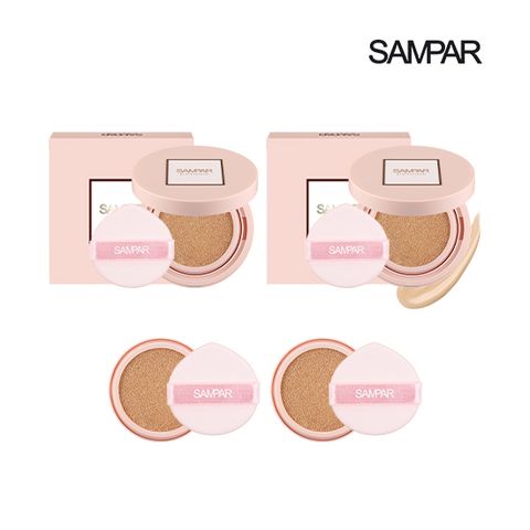 [쌍빠] 퍼펙트 글로우 쿠션 본품2개+리필2개 (21호,23호 中택1)