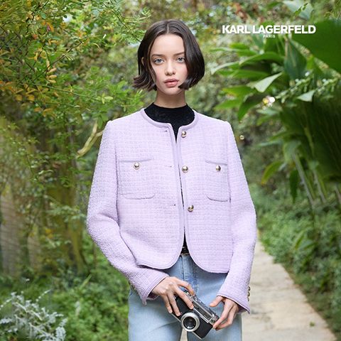 25SS 클래식 트리밍 트위드 자켓