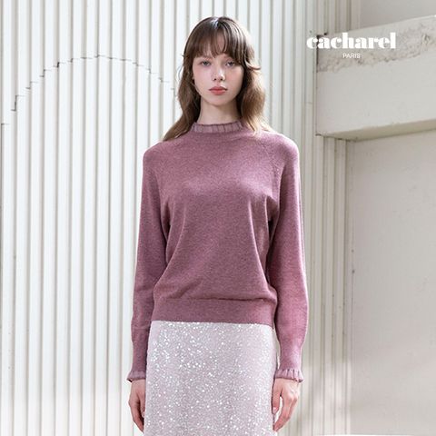 [온플][3만원인하▼]까사렐 25PRE-SPRING 레이스포인트 니트 4종