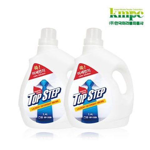 탑스텝 미세먼지케어 고농축 세탁세제 3.4LX2