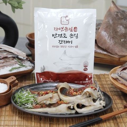 자연손길 국내산 반건조 손질간재미 250g×14팩