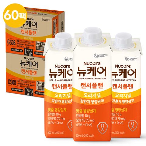 [대상웰라이프]뉴케어 캔서플랜 200ml 60팩
