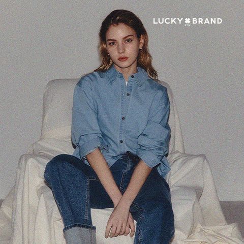 럭키브랜드 루즈 데님 셔츠 2종