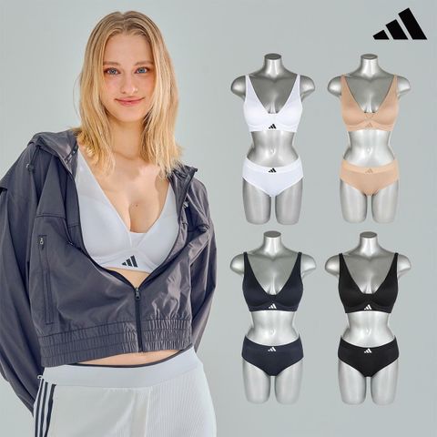 [삼성카드5%할인][앱할인1만원]아디다스 브라팬티 4세트