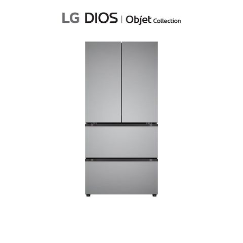 LG 오브제컬렉션 김치톡톡 메탈 4도어 505L Z509MPSF13