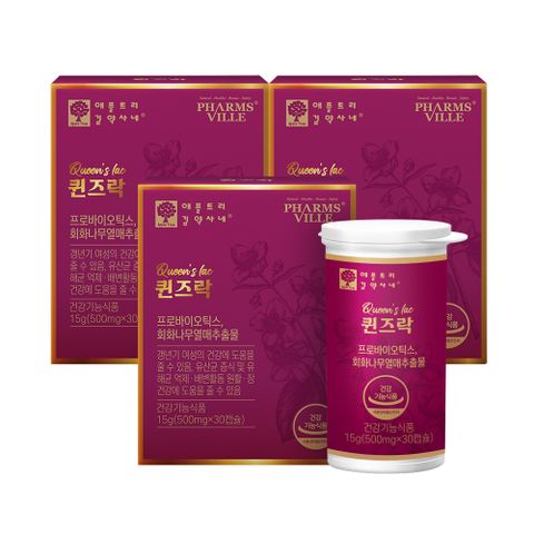 퀸즈락 갱년기 유산균 3개월분