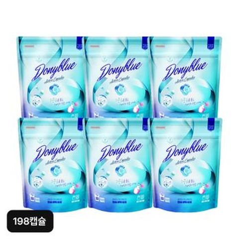 탑스텝 도니블루 캡슐세제 198캡슐(33캡슐X6)