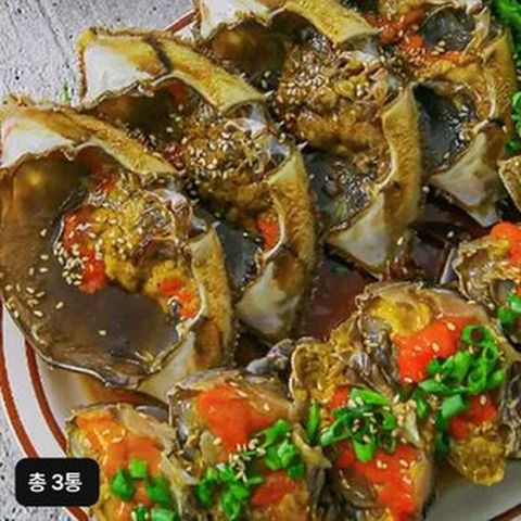 국내산 알배기 간장 꽃게장 500gX3통