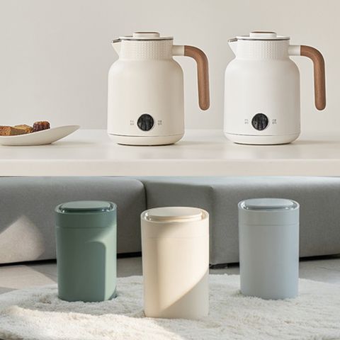 [CJ단독]다룸 멜로우 전기포트+젤리빈 센서휴지통 15L