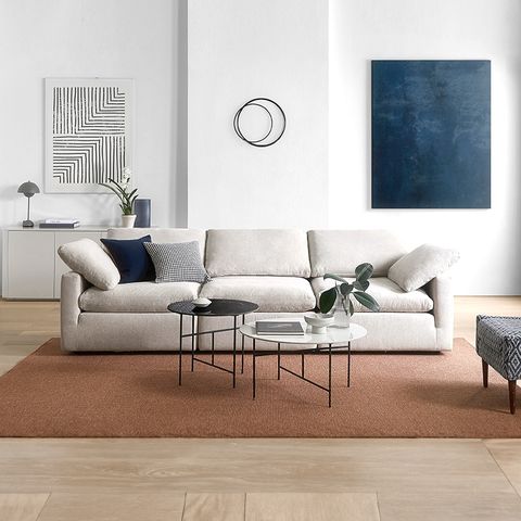 캄포슬림 4인소파_아이보리