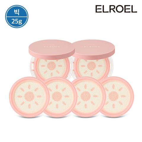 [빅]  피치 핑크 톤업 팡팡 빅 선쿠션 25g 본품2+리필4