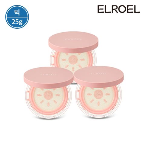 [빅]  피치 핑크 톤업 팡팡 빅 선쿠션 25g 본품 x 3개