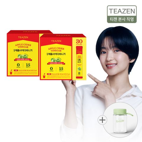 애플 사이다 비니거 30스틱x2박스 (보틀 포함)