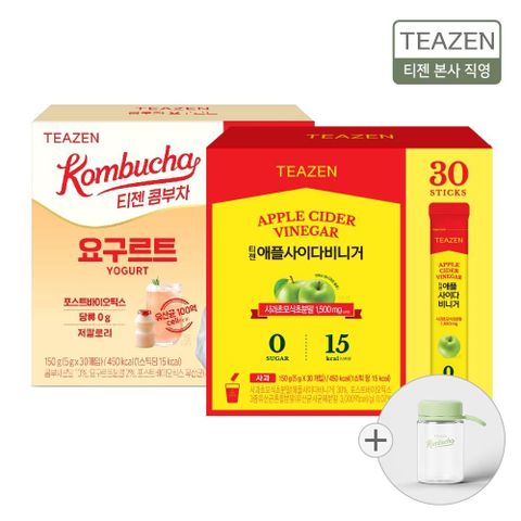 콤부차 요구르트 30스틱+애사비 30스틱