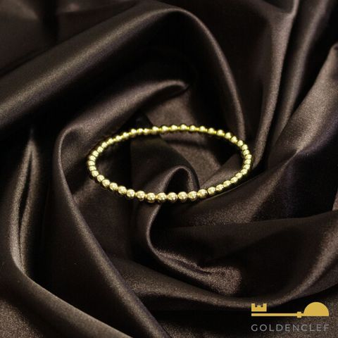 골든클레프 18K 비드 볼 뱅글 팔찌