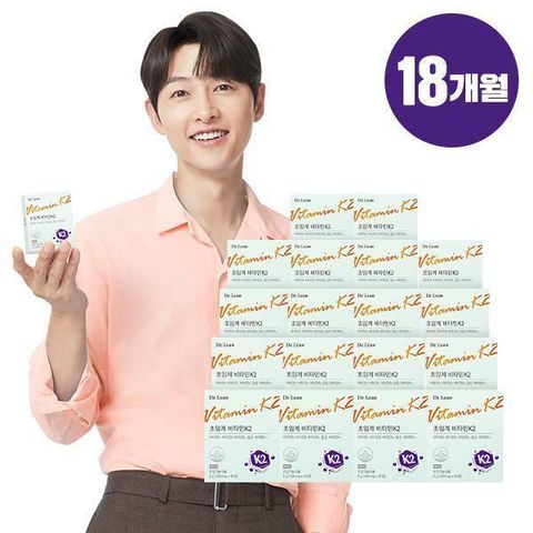 (신상품) 닥터린 초임계 비타민 K2 18박스 (18개월분)