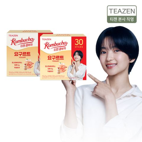 티젠 콤부차 요구르트맛 총 60스틱 (30스틱*2박스)