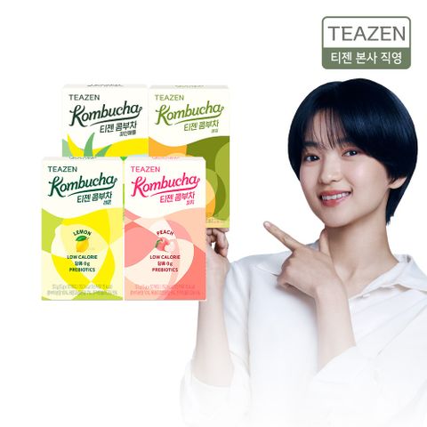 콤부차 혼합 10스틱x4박스 (레몬/피치/파인/매실)