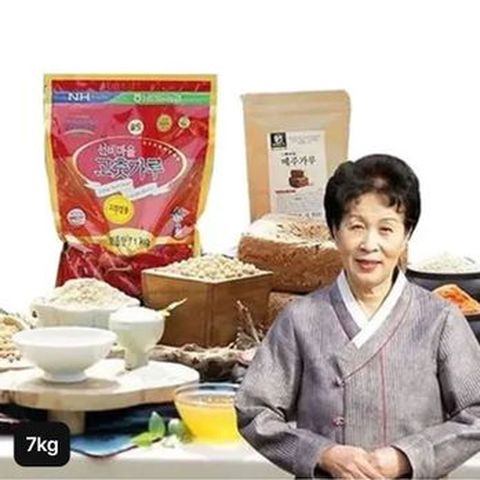 최명희명인 수제고추장 7kg(보관용기+고춧가루1kg+찹쌀 달인 물 2kg+조청 3kg+메주가루 200g+현미보리가루 100g)