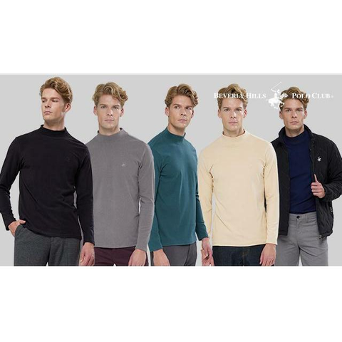 [국민카드5%할인] [초특가] 비버리힐즈폴로클럽 양면기모 모크넥 5종 (남성)