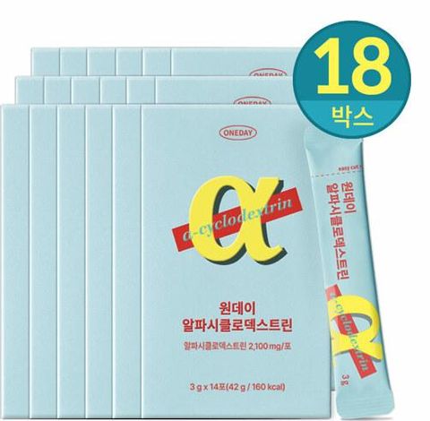 데이즈온 원데이 알파CD 알파시클로덱스트린 파인애플맛 18박스