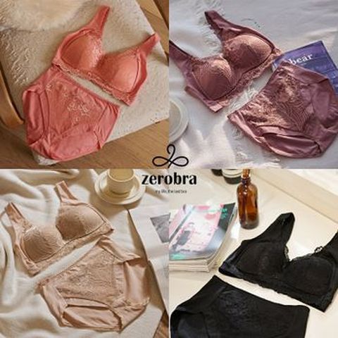 제로브라 코튼 브라팬티 8종(브라 4종+팬티 4종)