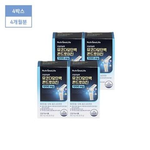 관절연골엔 뮤코다당단백 콘드로이친 1200 4개월분