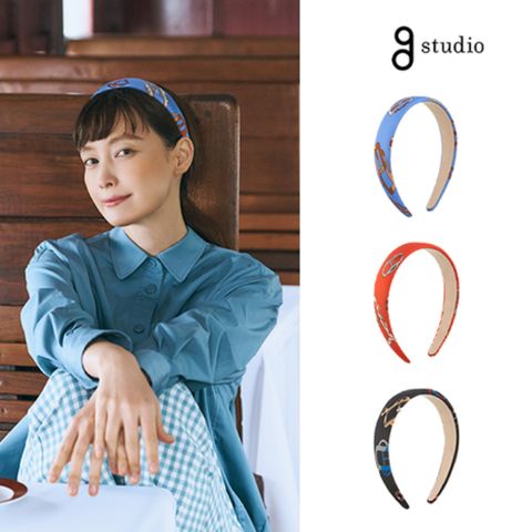 [지스튜디오] 25SS 실크스카프 헤어밴드