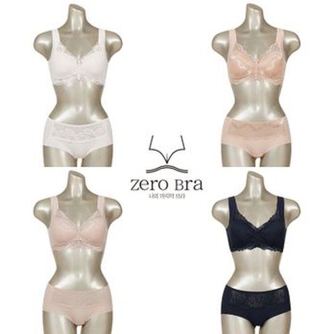 제로브라 프리컷 브라팬티 8종(브라 4종+팬티 4종)