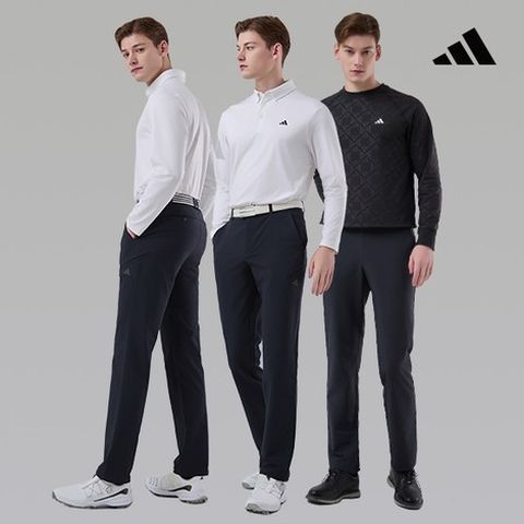 [시즌오프] ADIDAS GOLF 스트레치 간절기 남성 팬츠 3종