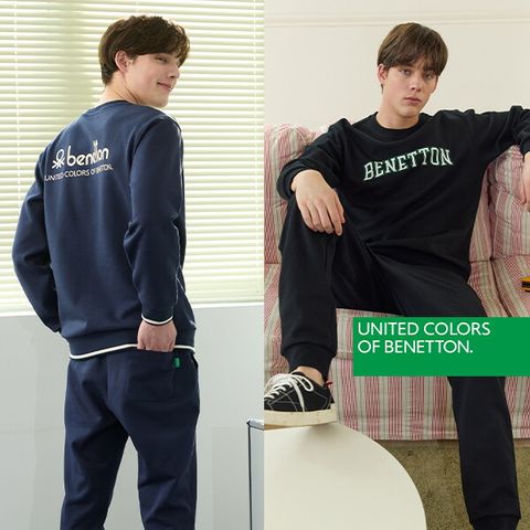 베네통 25NEW 로고 남성 셋업 4종(상의2종+하의2종)