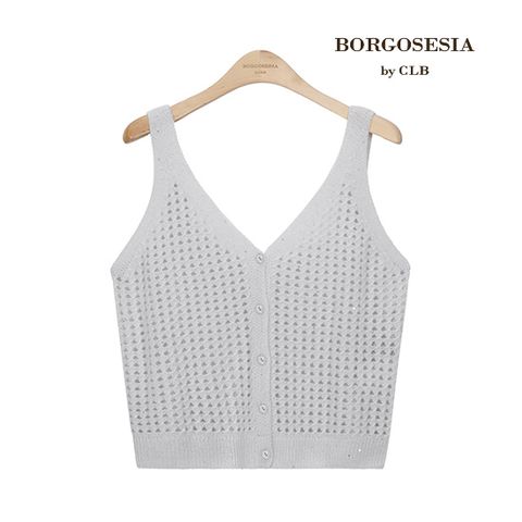 25SS 캐시미어100 스팽글 뷔스티에