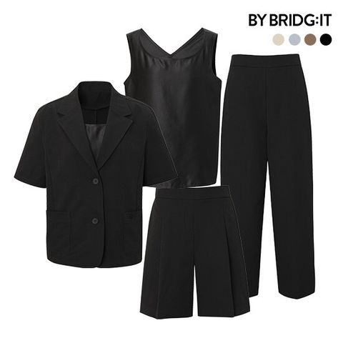 ◎ 25SS 썸머 시어서커 셋업 4종(자켓+이너+하프팬츠+롱팬츠)
