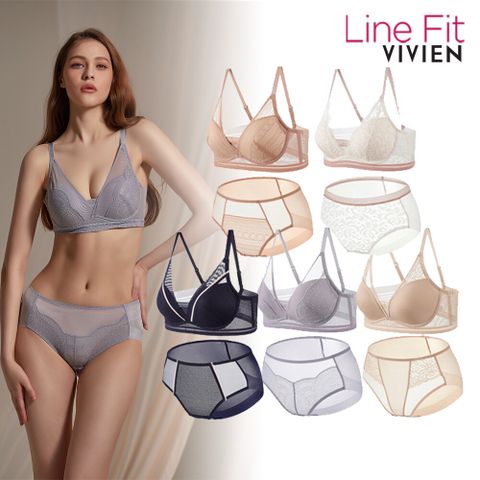 [국민카드5%할인]25SS 비비안 라인핏 아쿠아엑스 브라팬티 패키지