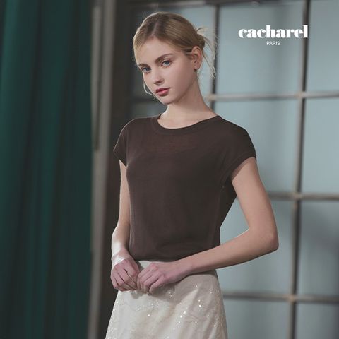 [온플] 까사렐 25SS 시스루 캡슬리브 니트 4종