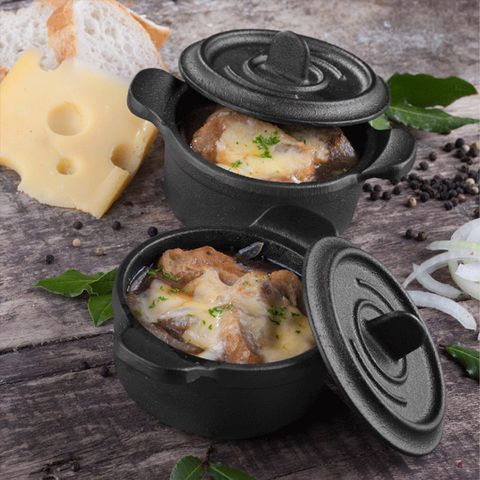 빅토리아 주물 미니꼬꼬떼 무쇠냄비 주물냄비 0.2L