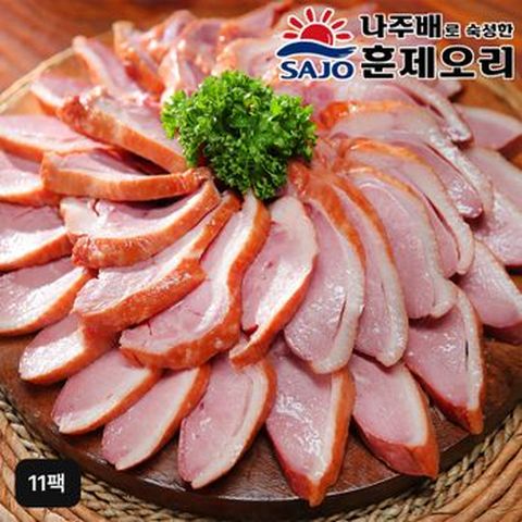 사조 숙성 훈제오리 180gX11팩