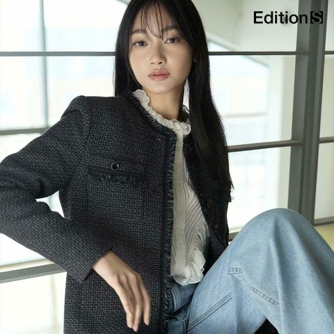 [카드 5%할인][론칭가89,000원→3만원↓]에디션S 트위드 자켓